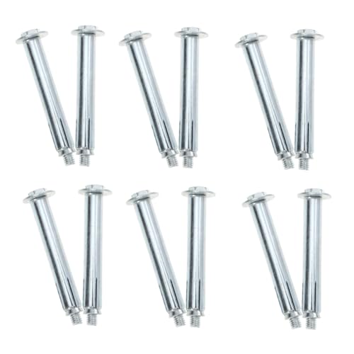 Cabilock 20pcs Heavy Duty Expansion Anchor Bolts for Concrete Wall and Brick Fasteners Reliable for Fixing Bumps Made from