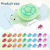 200 Pcs Mini Resin Turtle with 1 Pc Jumbo Resin Turtles, Luminous Miniature Tiny Turtles Glow in The Dark for Fairy Garden Dollhouse Micro Landscaping #2