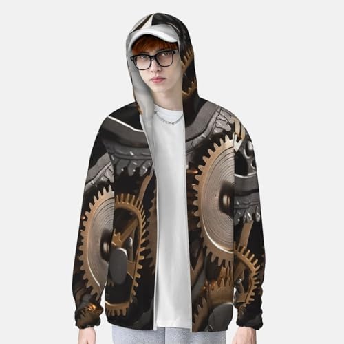 Chaqueta ligera con capucha de protección solar miniatura 2