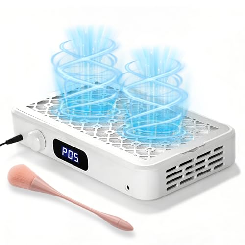 Nail Dust Collector motor dual 7000 RPM con pantalla LED miniatura 1