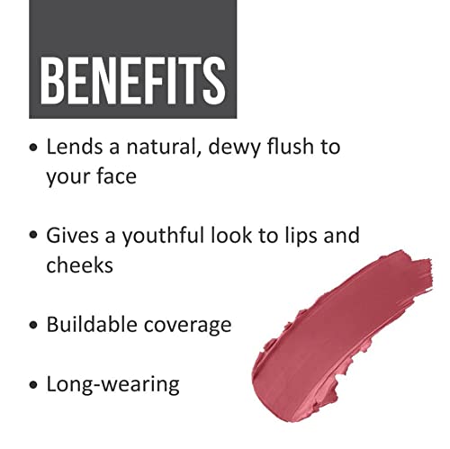 New Lip, Cheek And Eyeshadow Tint With Goodness Of Vitamin E And Olive Oil|Natural Flushing Glow|(Strawberry Sizzle), 1 Count - Image 3