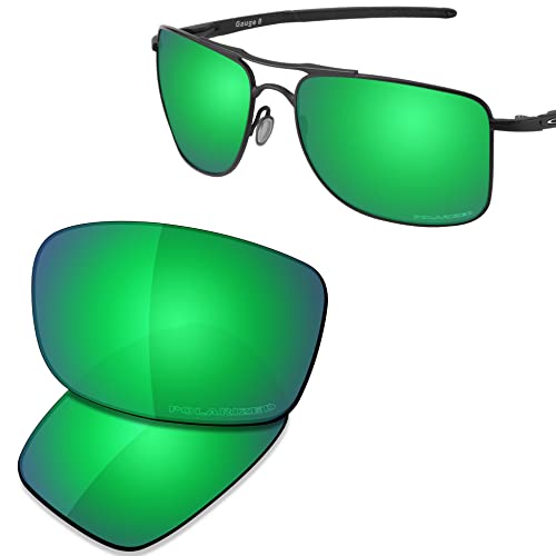 Image of SAUCER Premium Replacement Lenses & Rubber Kits for Oakley Gauge 8 L OO4124 | UV400 Protection, Anti-Scratch, Precise Fit