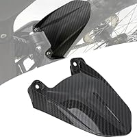 Motorrad Hinterrad Schutzblech,Schutzblech Verdickt Elektrisch Dirt Bike Schutzblech für Talaria Sting MX3/MX4/MX5-Kohlefaser Muster