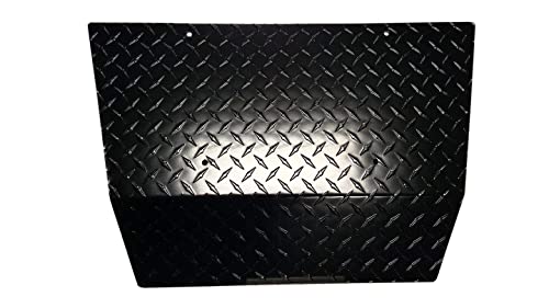 PBR Products EZGO TXT Golf Cart Black Diamond Plate Front Shock Cover