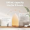 Cavir Essential Oil Diffuser, 100ml Aromatherapy Diffuser Cool Mist Humidifier with 7 Colour Changing Lights 4 Timing Set for for Home & Office #5