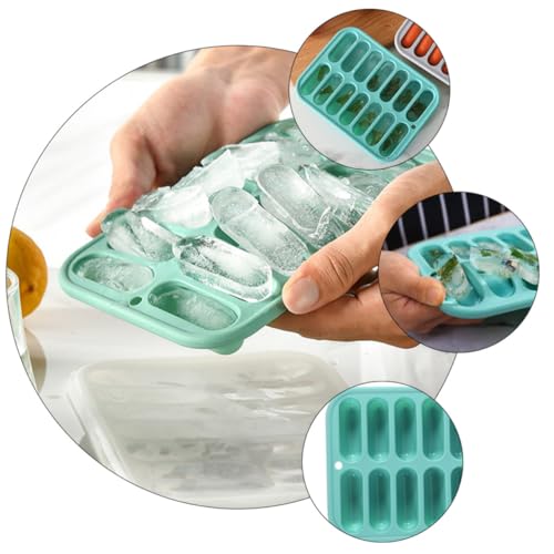 Moldes para cubitos de hielo de silicona 2 pcs miniatura 6