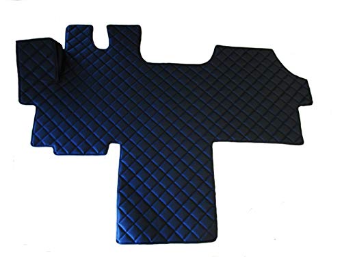 Texmar Alfombrillas delanteras diseñadas para adaptarse a Peugeot Boxer, Citroen Jumper/Relé, Fiat Ducato 2006-2018 a mano izquierda de piel ecológica Cover
