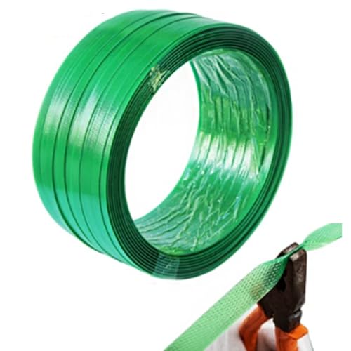 Rouleaux de cerclage pour emballages robustes en PET et PVC tressé main 1000m