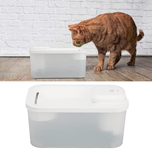 Fuente automática de agua para gatos y perros con batería miniatura 5