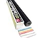 Chalkboard Contact Paper 9 Foot roll (108 inches) + (5) Color Chalk Included - by Simple Shapes