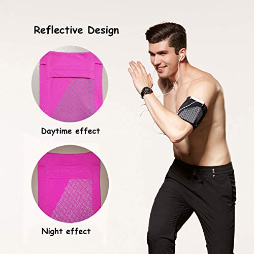 Ailzos Cell Phone Armband For Running, Universal Sports Armband For Phones Under 6", Exercise Arm Holder For Running, Gym Workouts For Iphone X/8/7/6S Plus, Samsung Galaxy S9/8/7/6 Edge, (Black,S) #TOP4