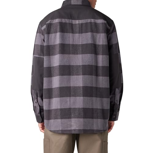 Dickies mens Heavyweight Flannel Work Shirt4
