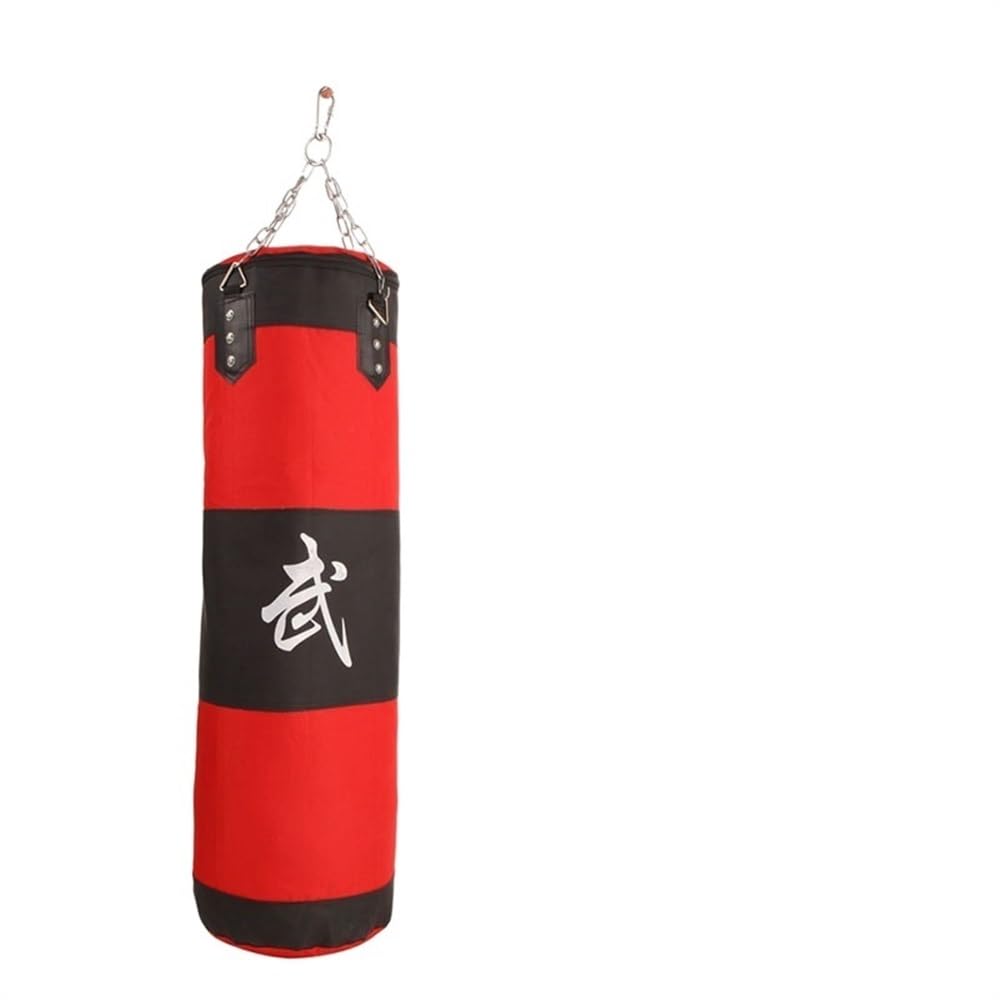Sacco Boxe Robusto Sacco da Boxe for Palestra Domestica 100 cm Gancio Appeso Sacco da Boxe Sacco di Sabbia 80 cm Vuoto-Pesante Calcio Muay Thai Sacco di Sabbia Sacco da Box(120CM)