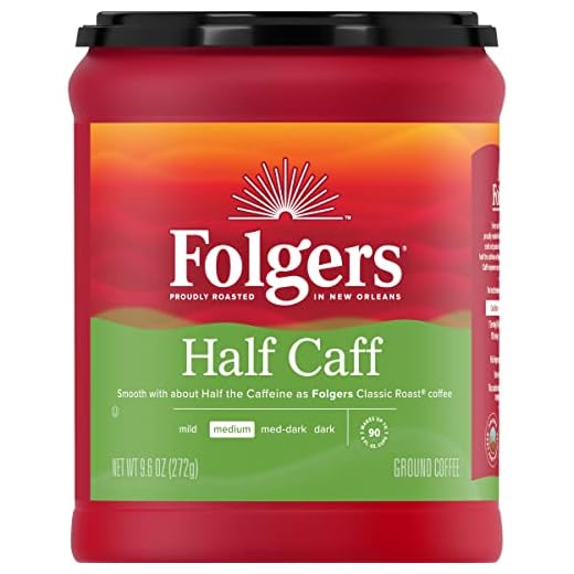 Folgers Half Caff Ground Coffee, 9.6 oz