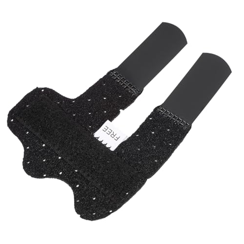 HAPINARY 1pc Orthotics Thumb Protector Support Sleeve Brace Joint Splint Thumb Splint Brace Sports Thumb Brace Splint Metal Strips Black