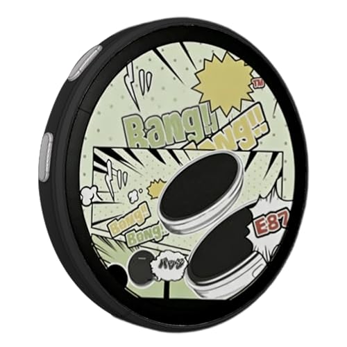 Pin de fotos de anime, insignia digital compacta, pantalla de visualización HD, diseño de carga magnética, construcción de abdominales de metal, decoración de lugar de trabajo, accesorio profesional