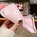 CASBST for Samsung Galaxy A25 5G Case, Creative Flower Pattern Design Girls Women Liquid Silicone Cover, Thicker Frame Shockproof and Scratch-Resistant Soft Case for Samsung A25 - Pink