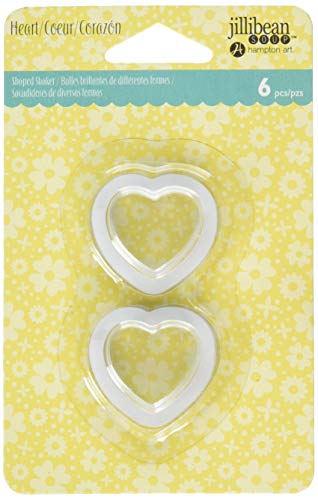 Hampton Art Small Heart, 6/Pkg Shaker Tag Insert