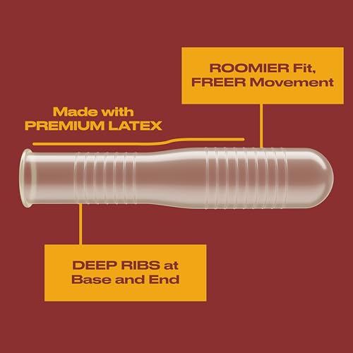 Image of TROJAN Ultra Ribbed Ecstasy Lubricated Condoms, 10 Count of TROJAN Condoms