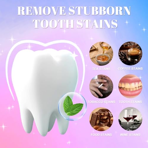 Image of 28 Teeth Whitening Strips 14 Day Treatment, Mint Flavored, No-Slip White Strips for Teeth Whitening Non-Sensitive, Enamel Safe Professional Teeth Whitener for Smoking Coffee Wine Stains Remover