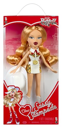 Bratz Sassy Stampede Cloe - Muñeca de Moda Coleccionable - Cowgirl Estilo Western con Conjunto de Ropa y Accesorios