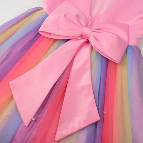 Image of JerrisApparel Flower Girls Dress Wedding Satin Dresses Princess Birthday Party Prom Ball Gown