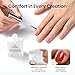 Beetles Odorless Liquid Latex for Nails 15ml - White Latex Nail Polish Barrier Peel Off Cuticle Guard for Gel Polish Protector Fingers Air Dry Nail Art Cuticle Protectors with Stick Gifts for Women