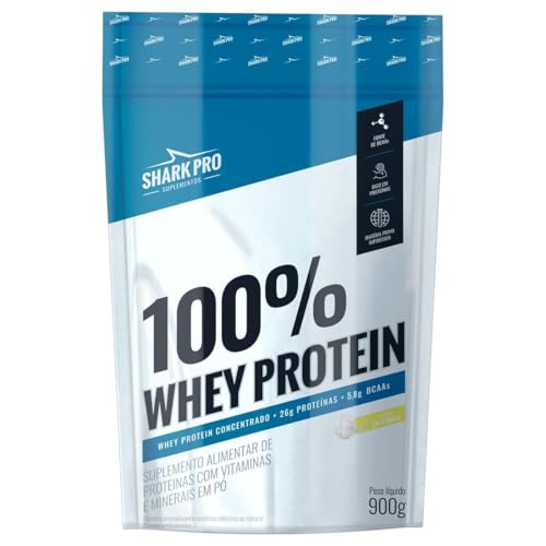 100% Whey Protein - 900g Refil Leitinho - Shark Pro