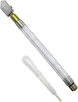 Cortador Corta Vidro Com Reservatório Ponta Tungstênio 175Mm