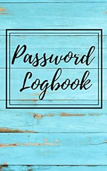 Paperback Password Logbook: Password manager, online organizer, website username and password book