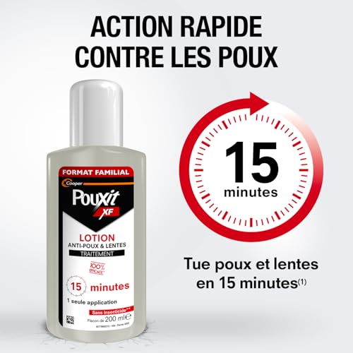 POUXIT - XF - Anti-Poux - 1 Seule Application de 15 Minutes - Dès 6 Mois - 100 ml – vue 2