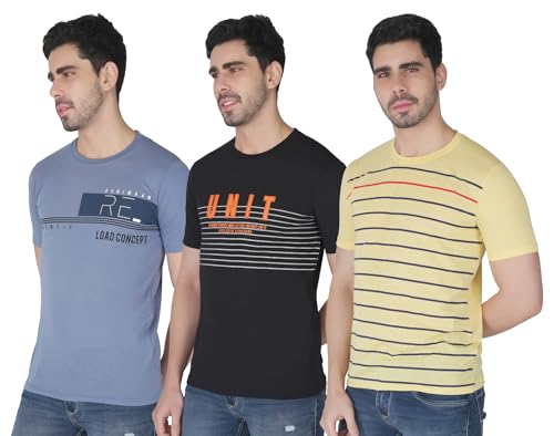 Image of SHAUN Men T-Shirt(104MTC3 $P Pack of 3)