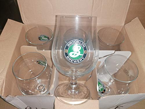 Brooklyn Brewery BROOKLYN 650 1272 - Bicchiere da birra Tulip, 6 x 0,25 l