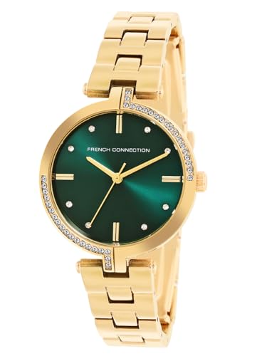 Image of French Connection Women's Green Dial Analog Watch - FCW10NGM