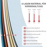 Warmiehomy Faltbare Badewanne, 120X50X55cm Tragbare Klappbadewanne mit Kissen und Rückenlehne, Heißes Bad Eisbad SPA Badewanne für Dusche, Mobile Badewannes für Erwachsene Kinder, Ozean-Stil