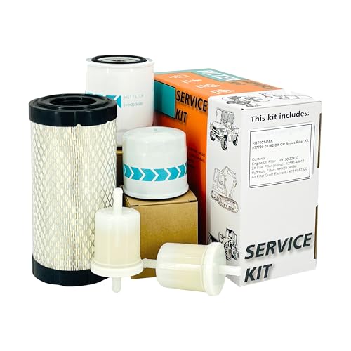Euros K1211-82320 Air Fil-ter Maintenance Kit Fit For Kubota BX22D