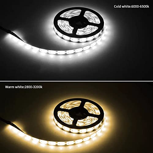 Tira LED con sensor de movimiento 1 m blanco cálido miniatura 3