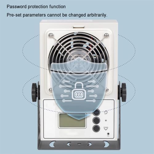 Ventilador Ionizador Antiestático de Escritorio con LCD miniatura 2