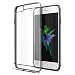iPhone 6s Plus Case, ROARTZ Gray/Clear Scratch-Resistant Case Crystal Clear Hard Back Panel Slim Fit Cover + TPU Bumper Protection for Apple iPhone 6 Plus (2014) / 6S Plus (2015) 5.5 Inch