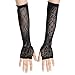 Vdaxvme Stylish Spiderweb Pattern Gloves Elastic Soft Fabric For Cycling Costume & Everyday Fashion Accessories Spiders Web Patterne