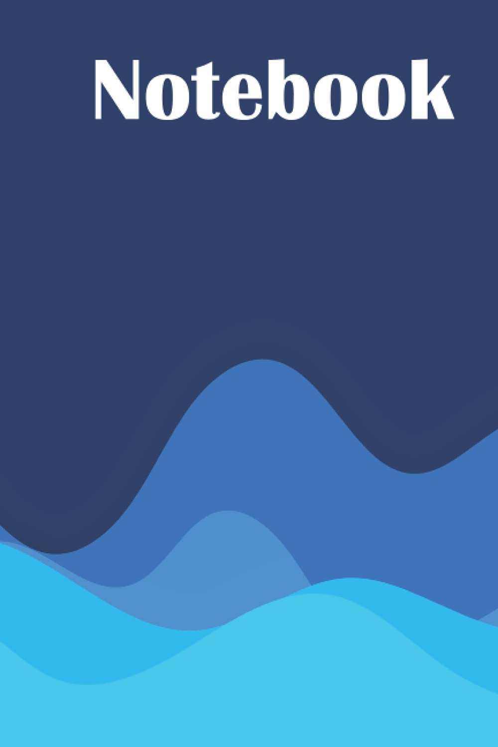 Minimal Waves Notebook: Journal_6x9_120_noBleed