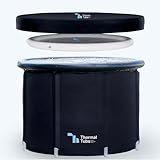 Thermal Tubs IJsbad, Zitbad voor volwassenen, Opblaasbaar bad, Opvouwbaar bad, Zitbad, IJsbad, Compleet Starterspakket inclusief E-Book, Afdekhoezen, XXL