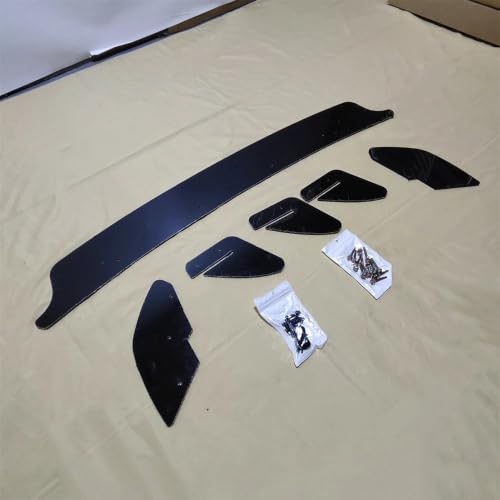 Difusor trasero para Golf 6 GTI alerón divisor paragolpes posterior hatchback 2009-2013 negro 3