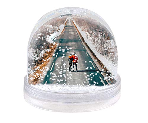 ORWO Net - Schneekugel mit Foto | Bilder austauschbar | Größe: 7,5 x 8,5 cm | Schnee | identisches Foto beidseitig | Druck Made in Germany Cover