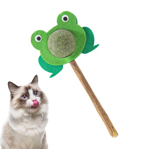 Katzenminze – Katzenminze Spielzeug für Katzen, Anreicherung für Katzen und Frösche für die Zahnreinigung | Kauspielzeug für Katzen, Nippelspielzeug für Katzen