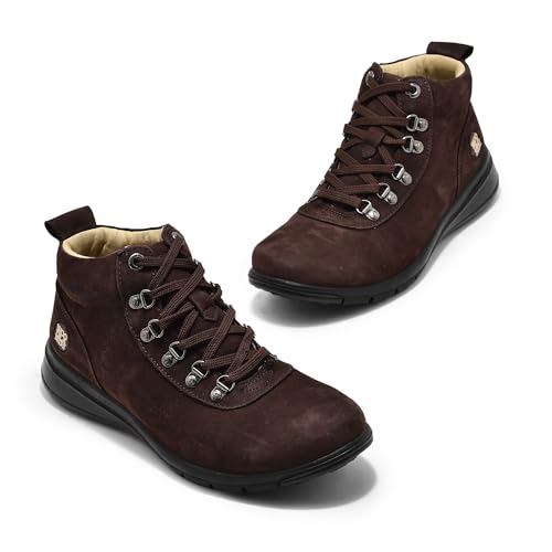 Image of Woodland Nubuk Dslmld Men Rb Brown Boots with Elegant Design | Stylish & Comfortable Footwear | Ideal for Gifts, Casual Outings