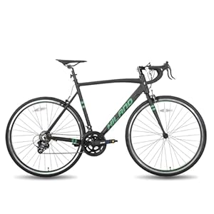 HILAND Adult Road Bike 700c Racing Bike with 14 Speeds, Aluminum Frame, Caliper Brake, City Commuter Bicycle for Women Men