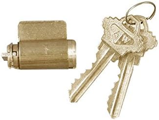 Lock Cylinder, Andersen Frenchwood Hinged- Bright Brass