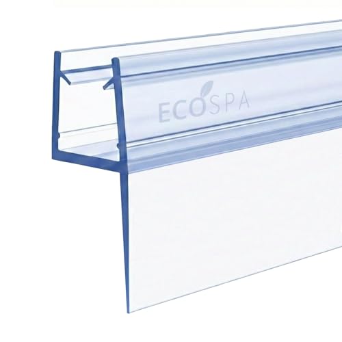 ECOSPA Shower Door Seal Strip for 6-8mm Glass Screens or Door - Seals up to 29mm Gap - Perfect Shower Screen Seal Replacement with 90cm Adjustable Length (Straight)