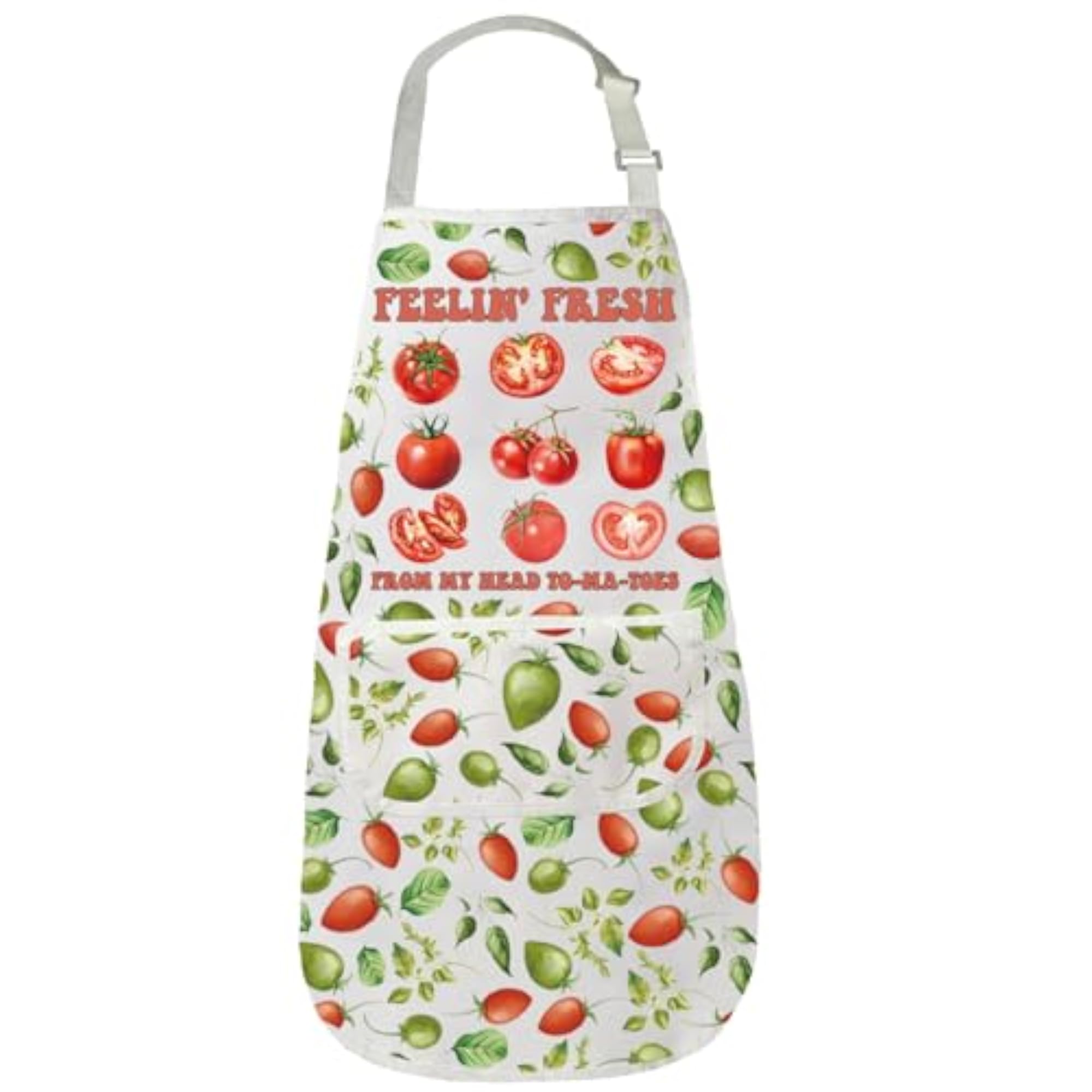 Tomato Kitchen Apron, I Love You From My Head Tomatoes